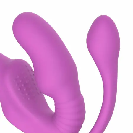 Teazers Strapless Pink Intimate System with Dual Plug & Remote Control