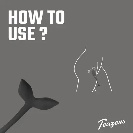 Teazers Vibrating Wireless Egg Black - 10-Mode Remote-Controlled Design