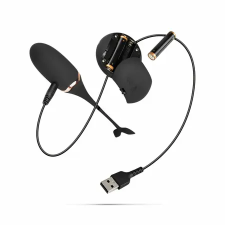 Teazers Vibrating Wireless Egg Black - 10-Mode Remote-Controlled Design