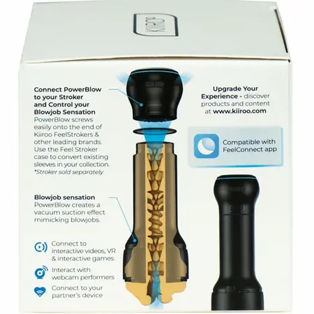 Kiiroo PowerBlow Interactive Suction System Bluetooth App-Controlled