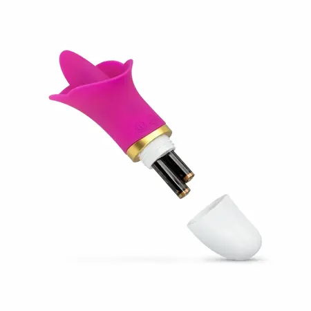 Teazers Flower Touch Compact Silicone Vibrating Device Pink