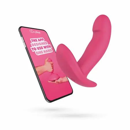 EasyConnect Ivy Wearable App-Controlled Intimate Device, Purple, Compact