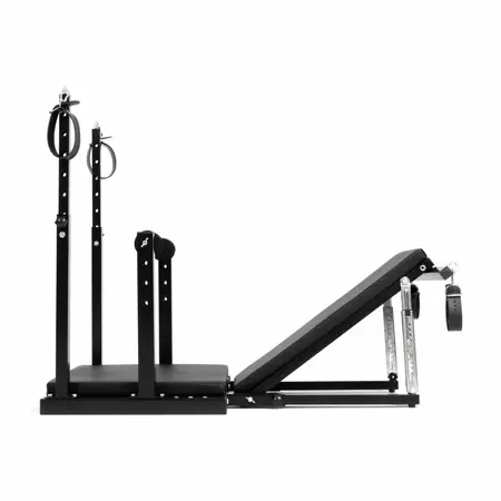 Bedroom Fantasies Kiotos Restraint Chair Adjustable Carbon Steel and Leather 97x58x87cm