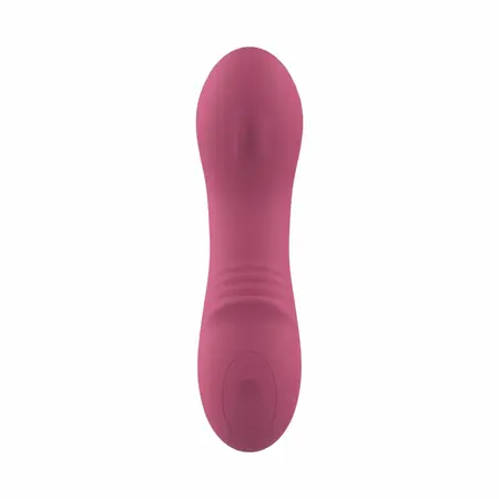 Teazers Rolling Mini Vibrator Raspberry Pink - Compact Ergonomic Massager