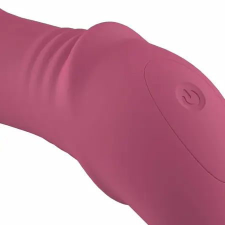 Teazers Rolling Mini Vibrator Raspberry Pink - Compact Ergonomic Massager