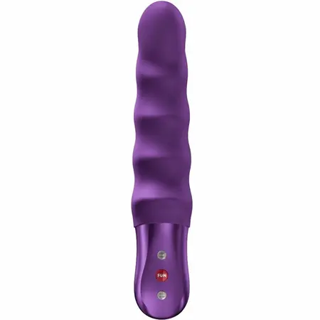 FUN FACTORY Stronic Surf Dark Violet - Pulsating Silicone Device 20 cm