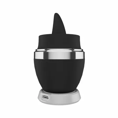 Mini Tongue компактен силиконов вибратор с езиче, черен