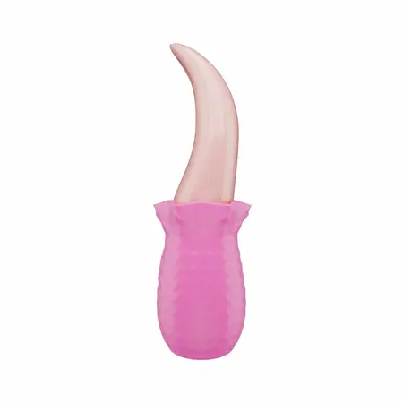 Teazers Tongue Vibrator Pink - Flexible Silicone External Massager USB