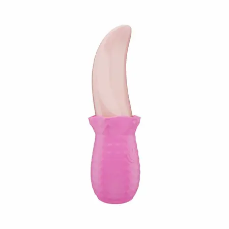 Teazers Tongue Vibrator Pink - Flexible Silicone External Massager USB