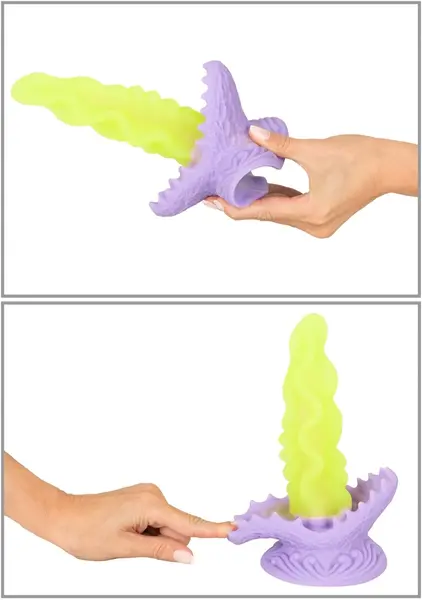 Beasty Cocks Passion Plant LED Intimate Device, 22 cm, Green