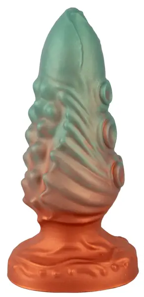Beasty Cocks Atlantis Silicone Plug with Suction Cup 21cm Metallic