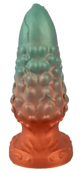 Beasty Cocks Atlantis Silicone Plug with Suction Cup 21cm Metallic