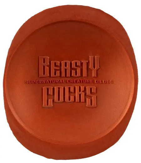 Beasty Cocks Atlantis Silicone Plug with Suction Cup 21cm Metallic
