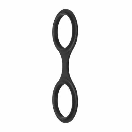 EasyToys Silicone Restraint Handcuffs Black - Flexible & Lightweight Design