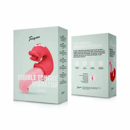 Teazers Double Tongue Pink Dual-Action Silicone Intimate Device