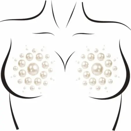 Leg Avenue Isla Self-Adhesive Body Jewels with Glitter & Rhinestones, Acrylic