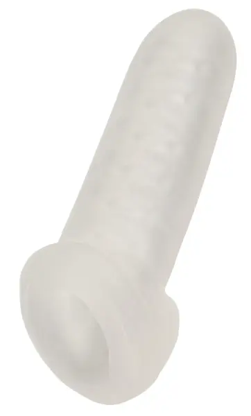 Rebel Thickening Intimate Sleeve L Transparent 16.5 cm Flexible TPE
