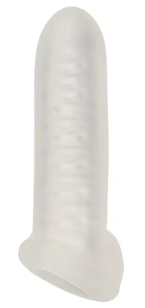 Rebel Thickening Intimate Sleeve L Transparent 16.5 cm Flexible TPE