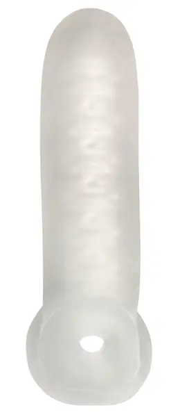 Rebel Thickening Intimate Sleeve L Transparent 16.5 cm Flexible TPE