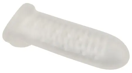 Rebel Thickening Intimate Sleeve L Transparent 16.5 cm Flexible TPE