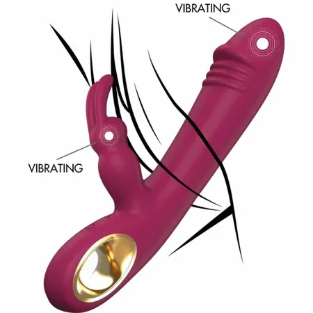 TOYJOY Taygeta Dual-Action Silicone Intimate Device, Rechargeable, Purple