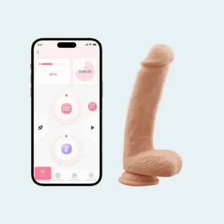 HoneyPlayBox Paxton Rotating & Vibrating Intimate Machine 21.9 cm Silicone
