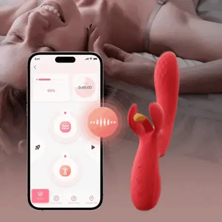HoneyPlayBox Fortexa Red - Precision A-Spot Tapping Device, App Control