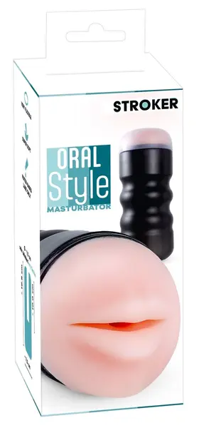 STROKER Oral Style Intimate Device with Discreet Case, 16.8 cm, TPE