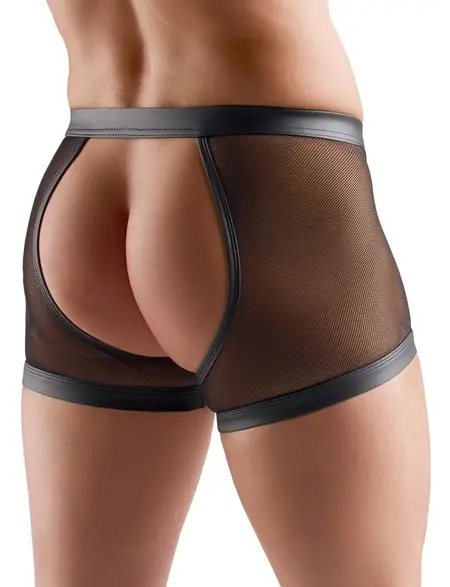 Svenjoyment Men's Jock L - Transparent Mesh & Wetlook, Adjustable Waistband