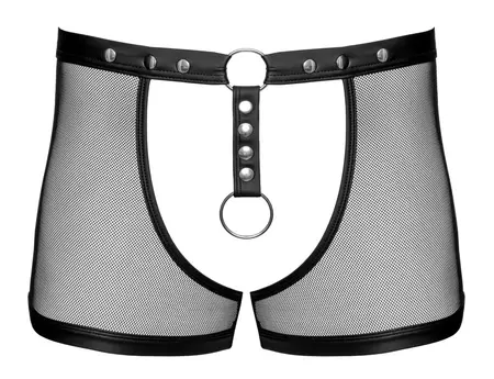 Svenjoyment Men's Jock L - Transparent Mesh & Wetlook, Adjustable Waistband