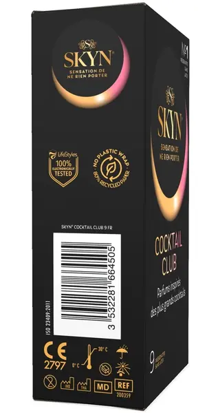 SKYN Cocktail Club Sensoprene Flavoured Latex-Free Condoms 9-Pack