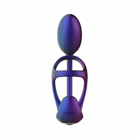 Hueman Halo Orbit Dual-Motor Intimate Ring, Purple, Remote-Controlled