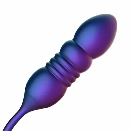 Hueman Deep Impact Dual-Action Silicone Intimate Ring Purple