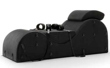 Liberator Black Label Esse Lounger Set with Restraint System, 163x61cm