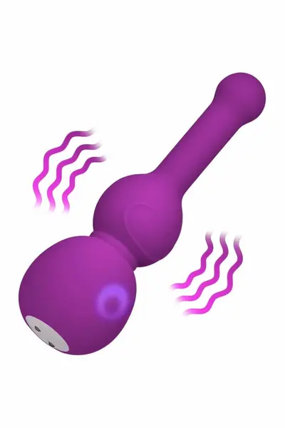 FemmeFunn Poly Massager Purple - Compact Waterproof Silicone Wand