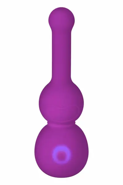 FemmeFunn Poly Massager Purple - Compact Waterproof Silicone Wand