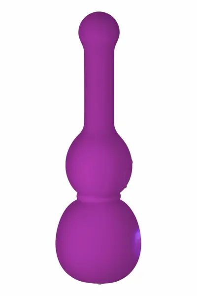FemmeFunn Poly Massager Purple - Compact Waterproof Silicone Wand