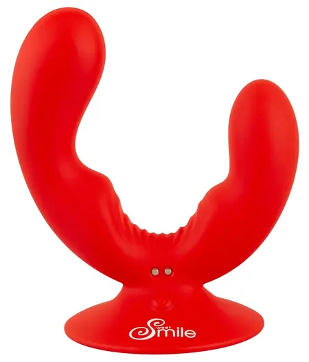 Sweet Smile Dual Vibrator Flexible Intimate System with Suction Cup Pink