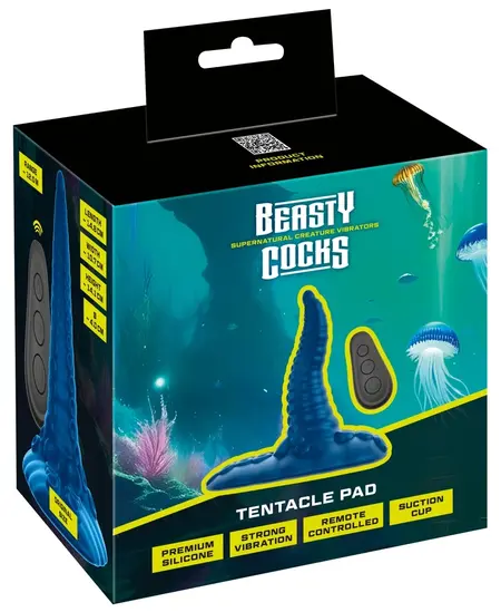 You2Toys Beasty Cocks Tentacle Pad - Metallic Silicone Intimate Device, Large