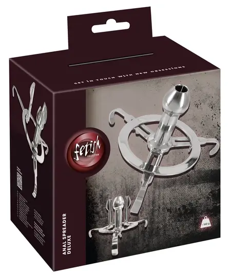 Fetish Collection Anal Deluxe Stainless Steel Adjustable Plug 12.5cm