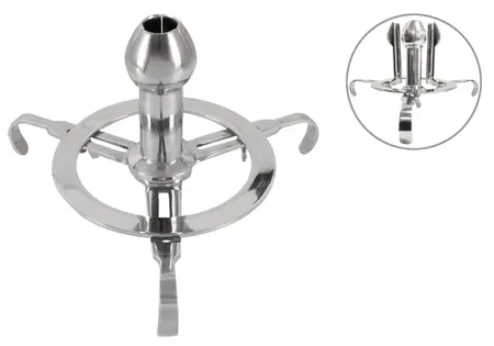 Fetish Collection Anal Deluxe Stainless Steel Adjustable Plug 12.5cm