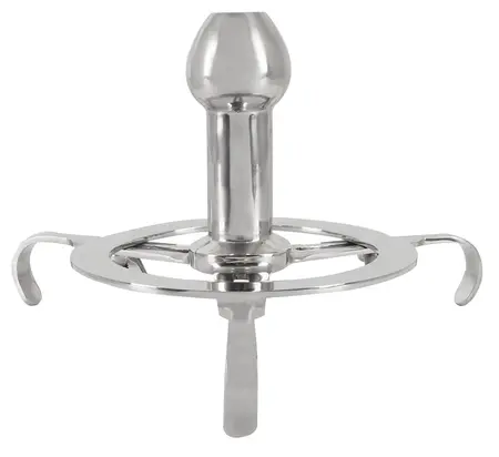 Fetish Collection Anal Deluxe Stainless Steel Adjustable Plug 12.5cm