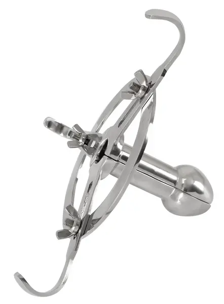 Fetish Collection Anal Deluxe Stainless Steel Adjustable Plug 12.5cm