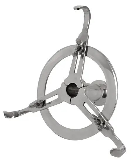 Fetish Collection Anal Deluxe Stainless Steel Adjustable Plug 12.5cm