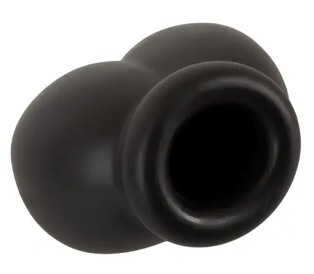 Erecto Liquid Silicone Anatomical Ball Support Ring 7x8.5cm Black