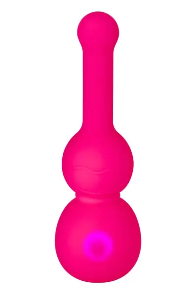 FemmeFunn Poly Massager Pink - Compact Flexible Silicone Wand 14.7cm