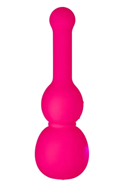 FemmeFunn Poly Massager Pink - Compact Flexible Silicone Wand 14.7cm