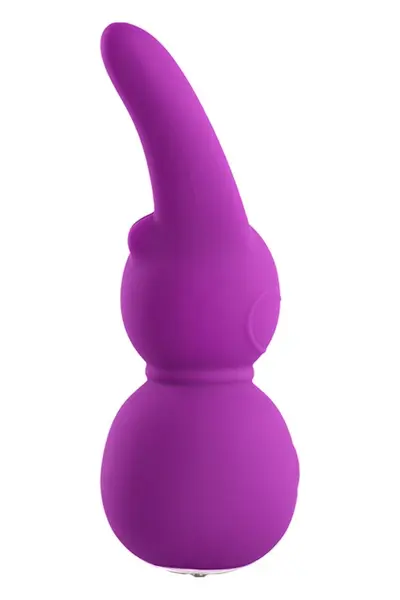 FemmeFunn Stubby 2 Massager Purple - Compact Silicone Vibrating Device