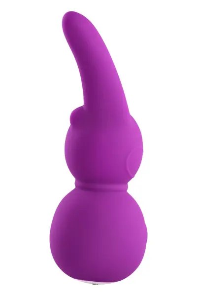 FemmeFunn Stubby 2 Massager Purple - Compact Silicone Vibrating Device