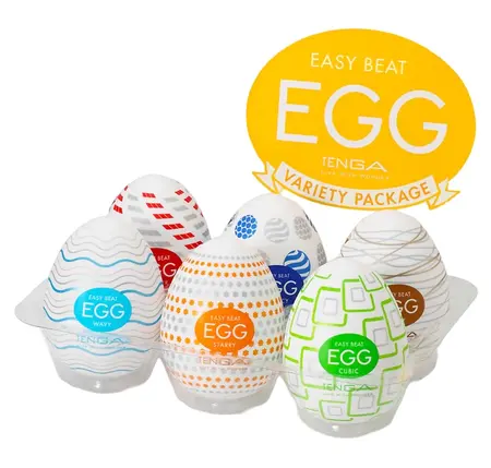 Tenga Egg Variety Pack Standard - 6 Textured Intimate Sleeves